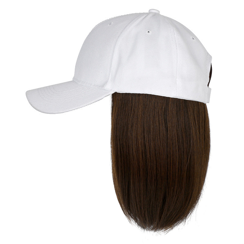 JMT-037002 Integrated Wig Hat with Bob Design for All Skin Tones and Face Shapes