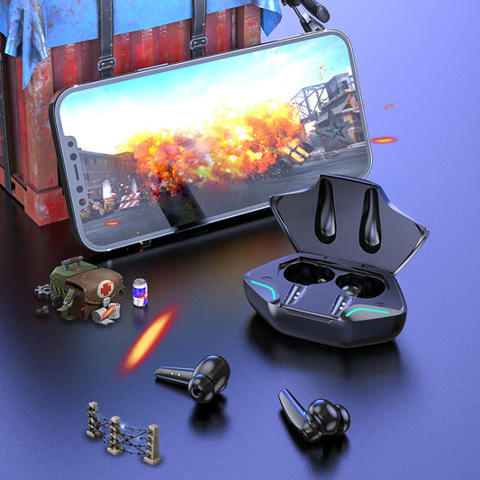 JMT-037002 Wireless Binaural TWS Gaming Headset with Bluetooth 5.0 for Low-Latency Audio Experience