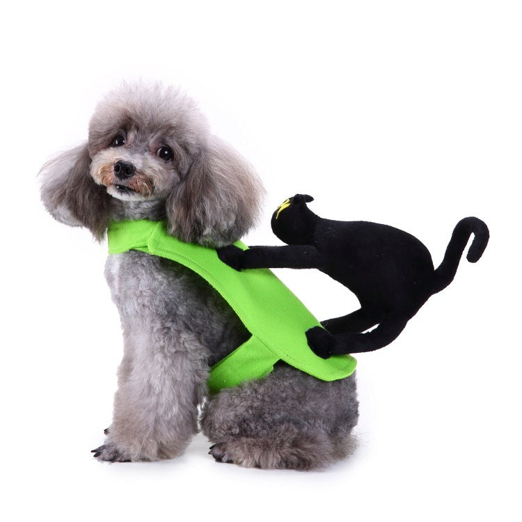 JMT-037386 Halloween and Christmas Transformational Dog Costume - Polyester Material, Universal Fit