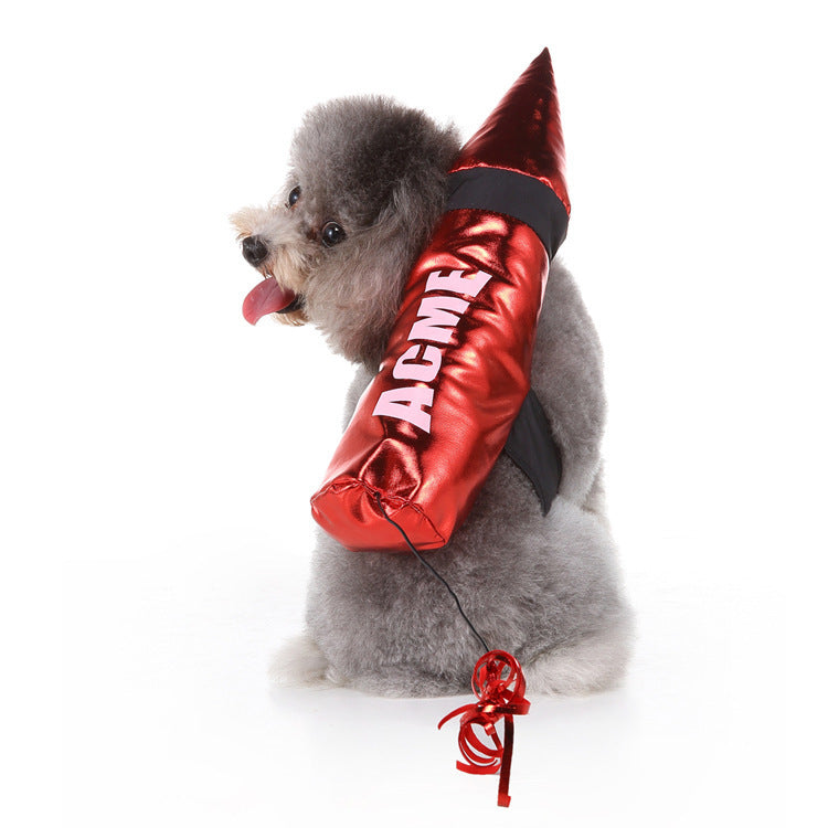 JMT-037386 Halloween and Christmas Transformational Dog Costume - Polyester Material, Universal Fit