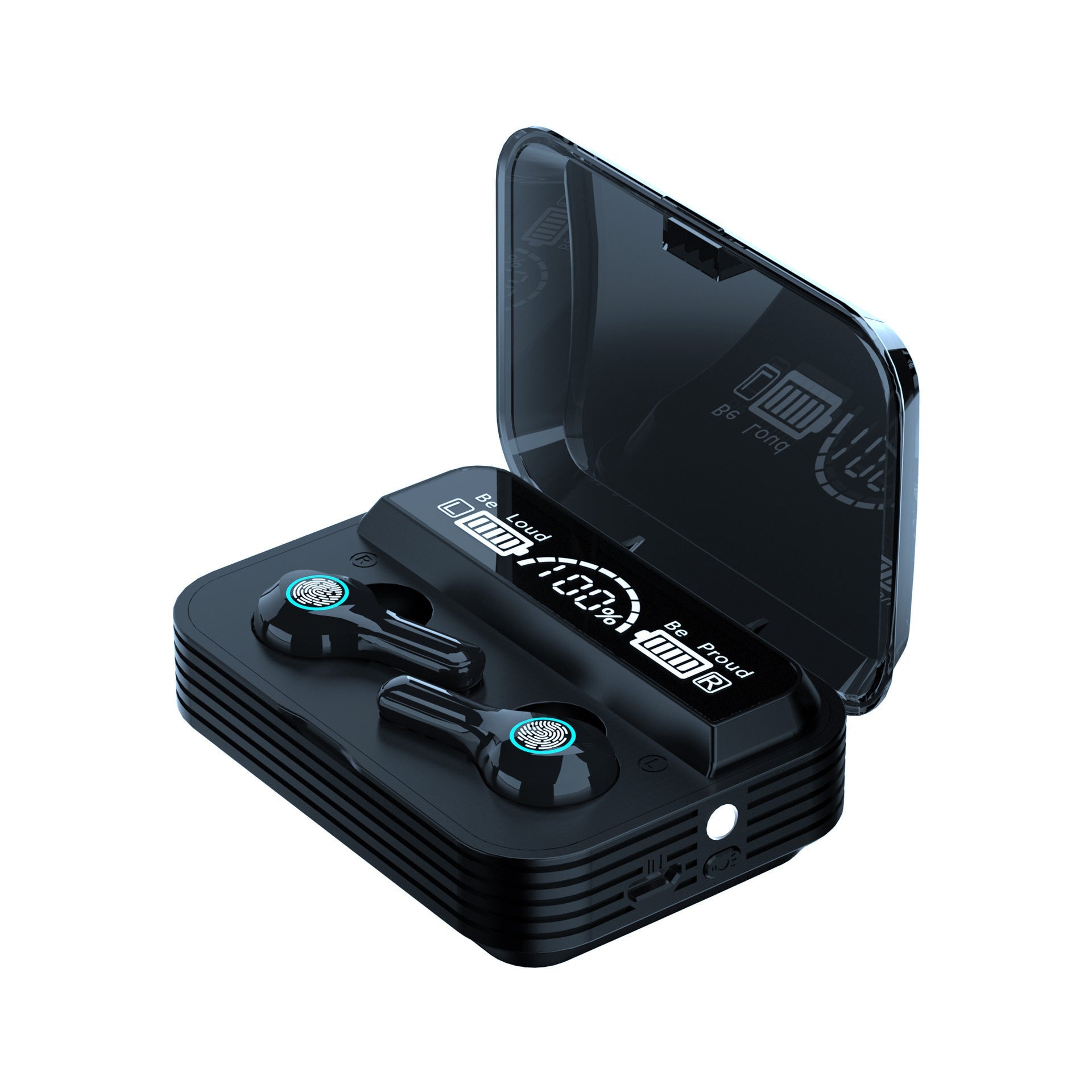 JMT-037450 Wireless Bluetooth Sports Headset with Noise Reduction, Touch Control, and 220 Hours of Battery Life