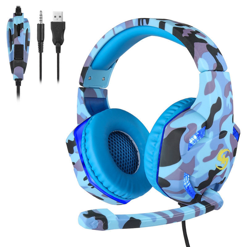 JMT-037962 Wired Gaming Headset with Luminous Design and Strong Bass - T-176 Model