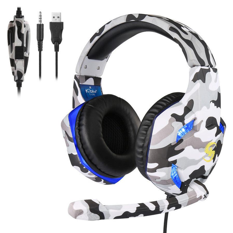 JMT-037962 Wired Gaming Headset with Luminous Design and Strong Bass - T-176 Model