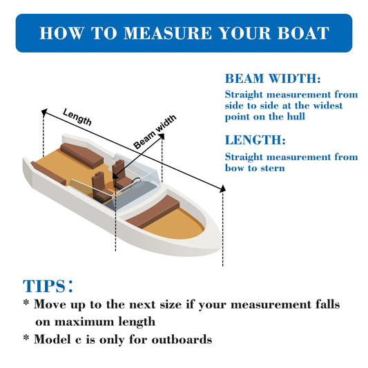 JMT-038090 Durable Marine Grade UV Resistant Boat Cover with Waterproof Fabric