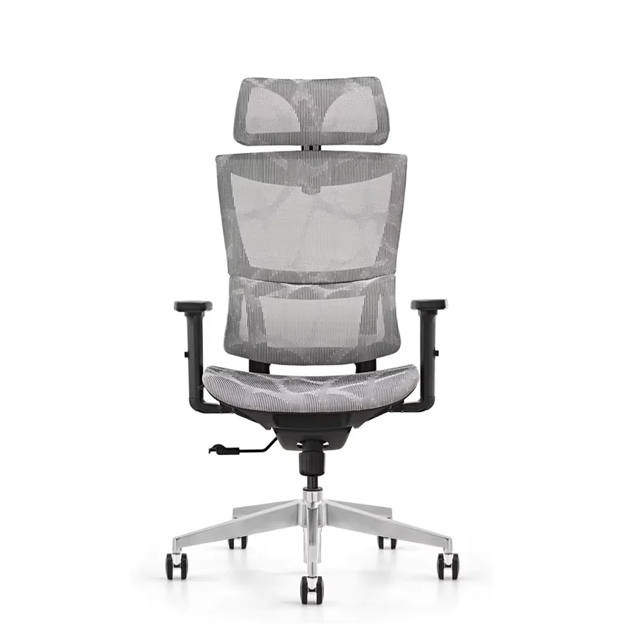 JMT-038218 Adjustable Executive Mesh Ergonomic Swivel Office Chair with Revolving Headrest