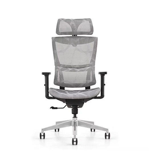 JMT-038218 Adjustable Executive Mesh Ergonomic Swivel Office Chair with Revolving Headrest