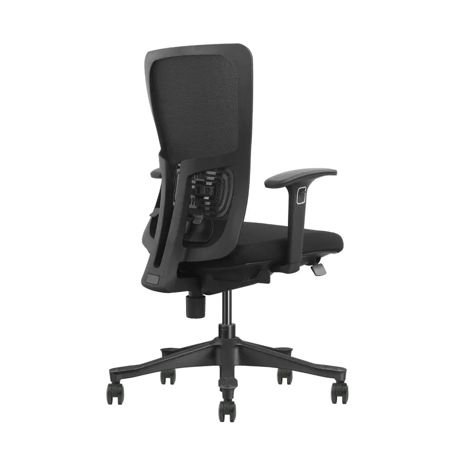 JMT-038218 Vaseat SK5-BM Ergonomic Mesh Executive Chair with Adjustable Headrest and Metal Construction