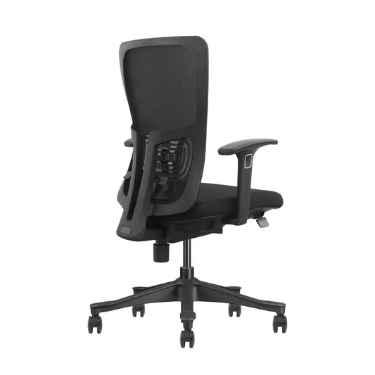 JMT-038218 Vaseat SK5-BM Ergonomic Mesh Executive Chair with Adjustable Headrest and Metal Construction