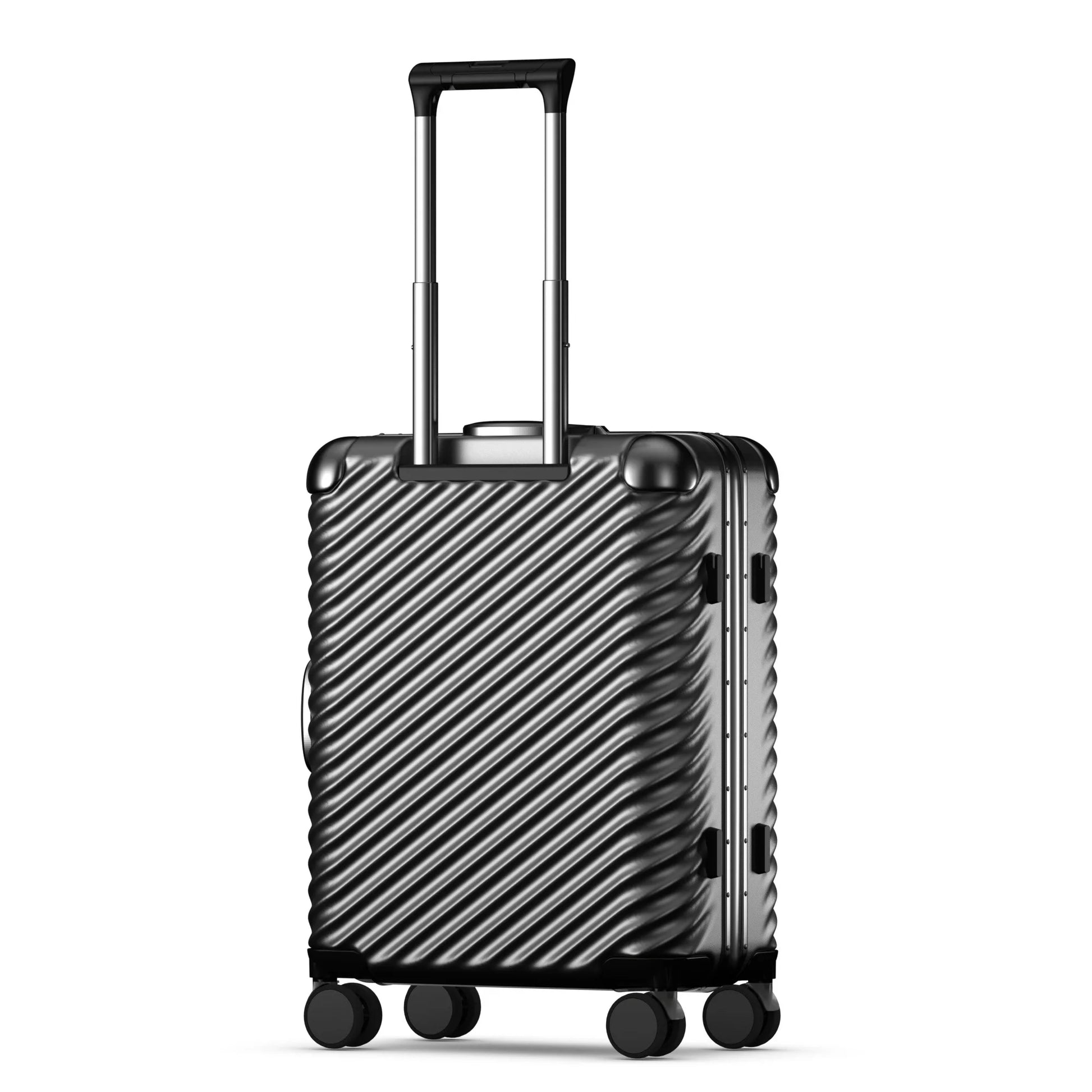 JMT-038346 20-Inch Aluminium Travel Trolley Case with Durable PC Exterior