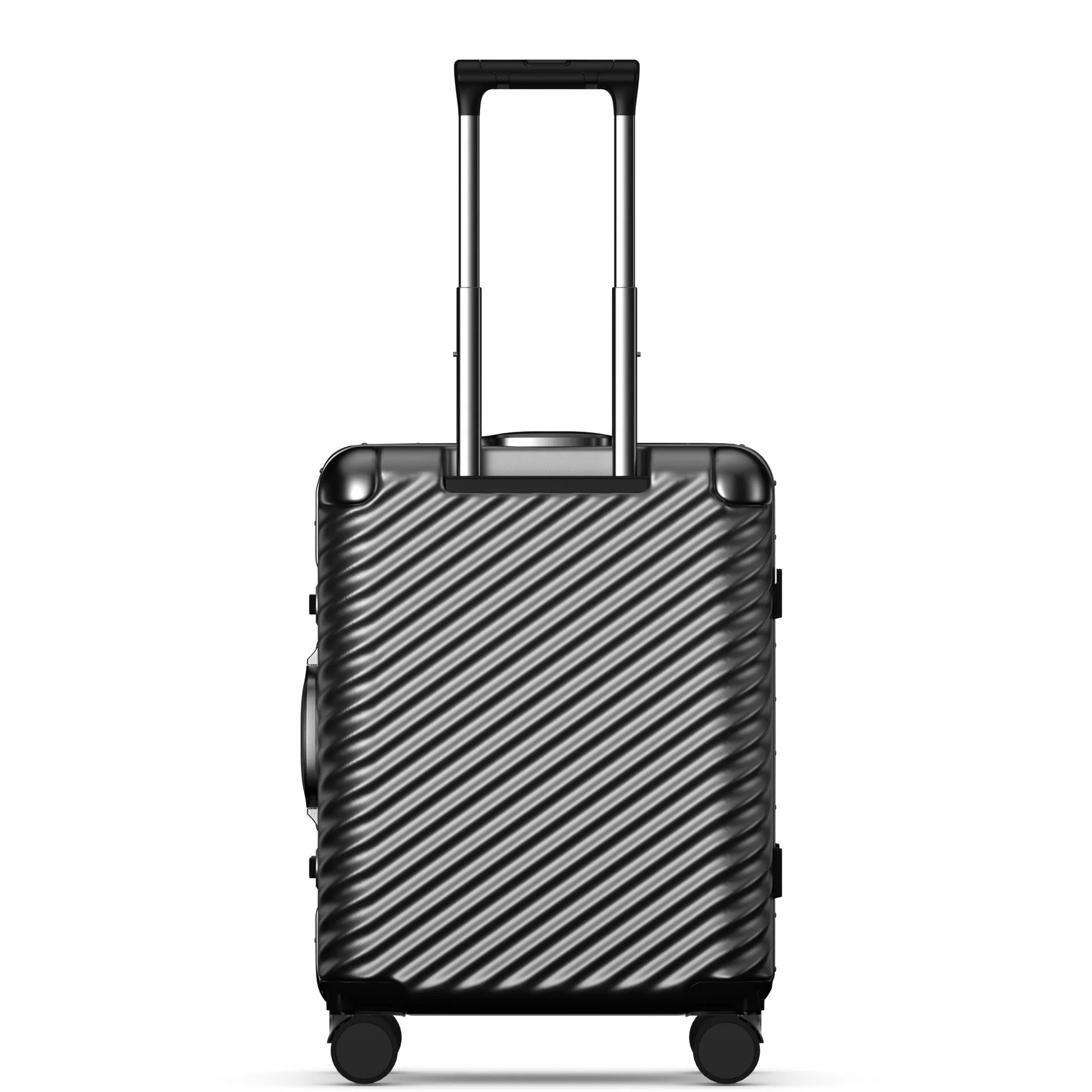 JMT-038346 20-Inch Aluminium Travel Trolley Case with Durable PC Exterior