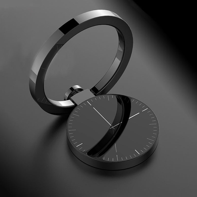 JMT-038474 360-Degree Rotatable Magnetic Phone Holder with Alloy Ring for Cars and General Use