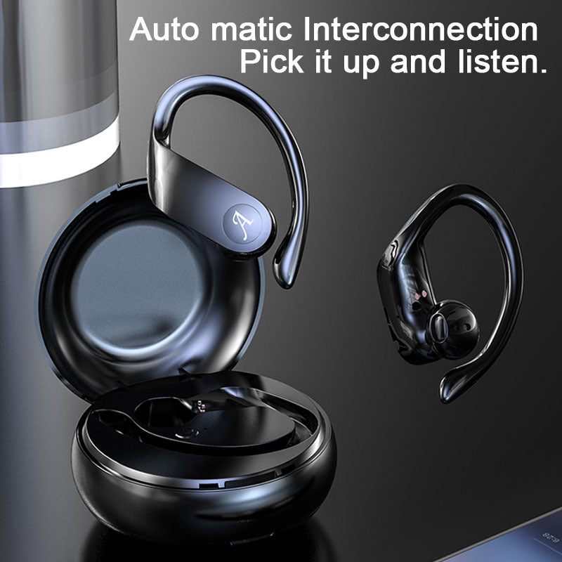 JMT-038602 A15 True Wireless TWS Headset with Bluetooth 5.0, Magnetic Charging, and Sports Earhooks