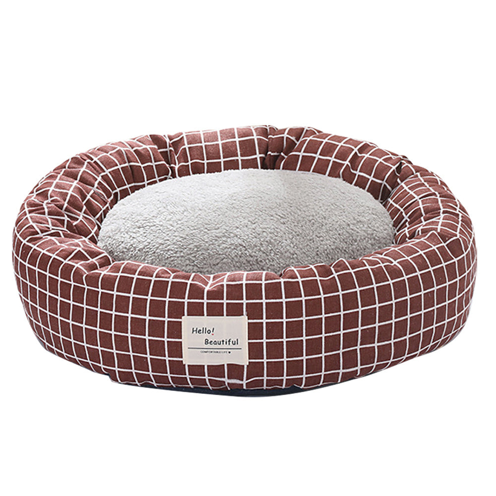 JMT-038922 Cozy Cloth Pet Nest for Cats and Dogs - 40cm Diameter, 12cm Height