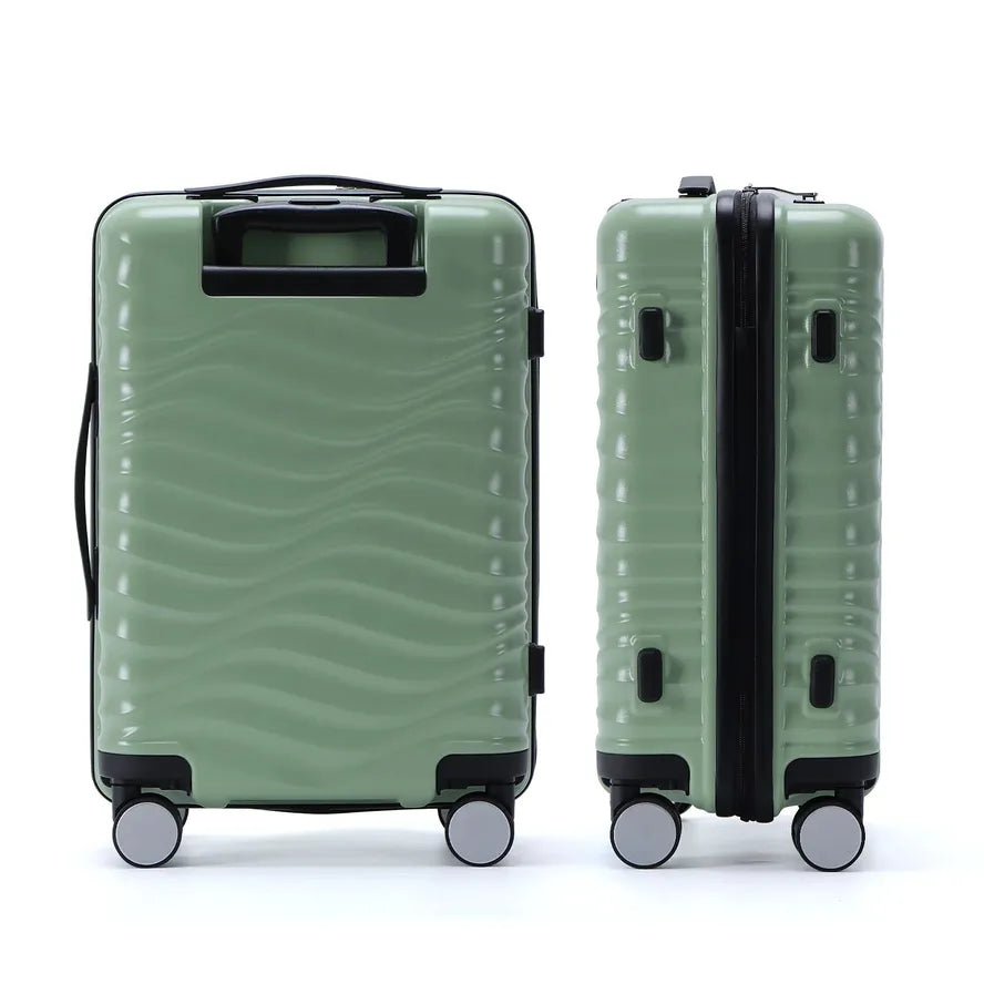 JMT-039178 Designer Hard Shell Trolley Luggage Set - 3-Piece Travel Suitcase Collection