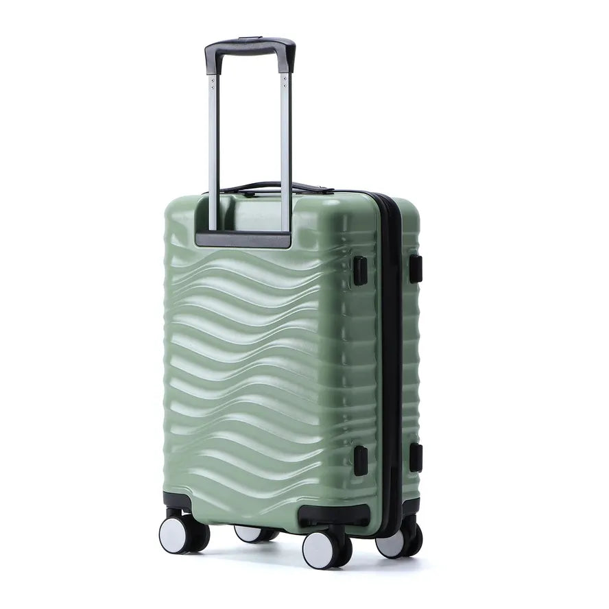 JMT-039178 Designer Hard Shell Trolley Luggage Set - 3-Piece Travel Suitcase Collection