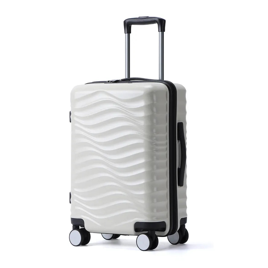 JMT-039178 Designer Hard Shell Trolley Luggage Set - 3-Piece Travel Suitcase Collection