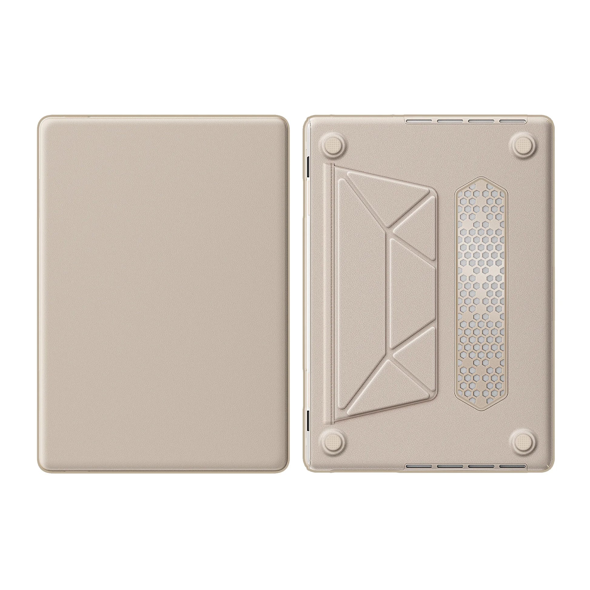 JMT-039434 Black, Gray, Pink, Gold PU Laptop Kickstand Cover for MacBook Air 13 (2018/2020) Model A2337 M1, A2179, A1932