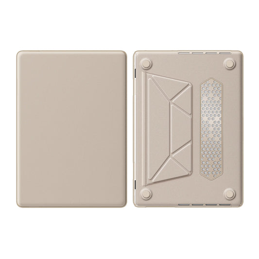 JMT-039434 Black, Gray, Pink, Gold PU Laptop Kickstand Cover for MacBook Air 13 (2018/2020) Model A2337 M1, A2179, A1932