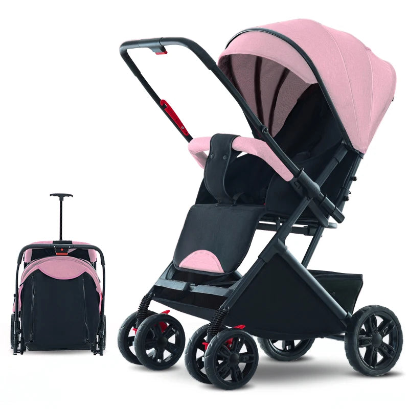 JMT-039626 Travel System 2-in-1 Folding Baby Stroller for Enhanced Mobility and Comfort