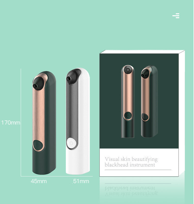 JMT-039754 Electric Blackhead Remover and Pore Cleansing Device with Facial Massage Function, 3 Adjustable Gears, White and Green Options