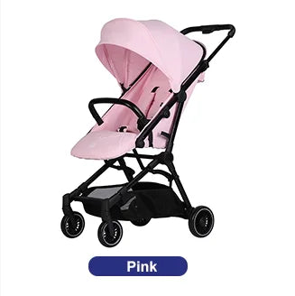 JMT-039754 Lightweight One-Hand Quick Fold Travel System Stroller with Self-Standing Feature for Newborns
