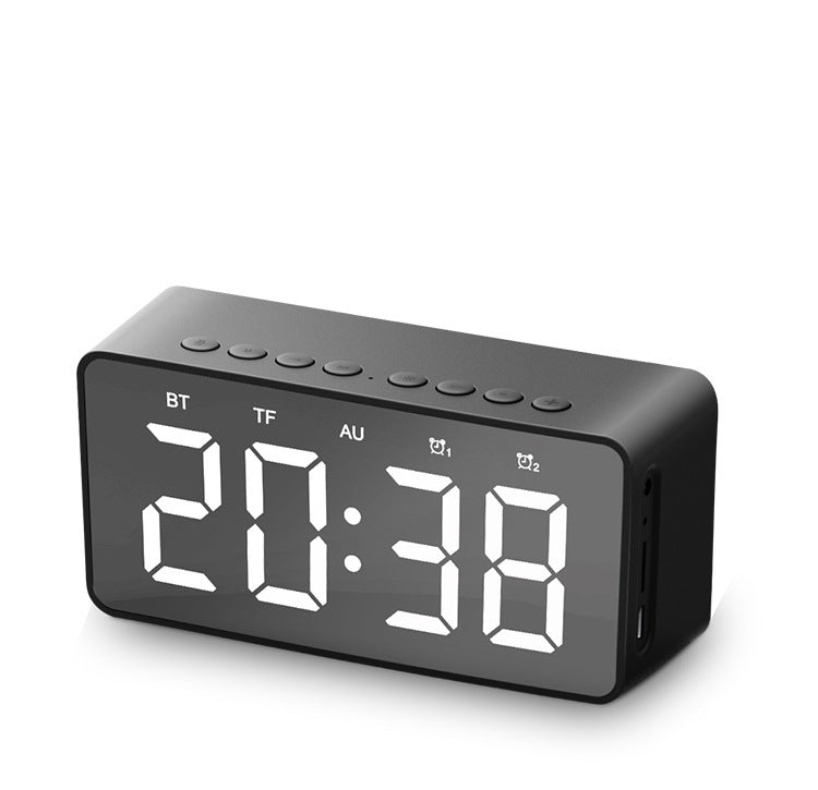 JMT-039946 Bluetooth Alarm Clock Speaker with MicroSD Support and Built-in Battery