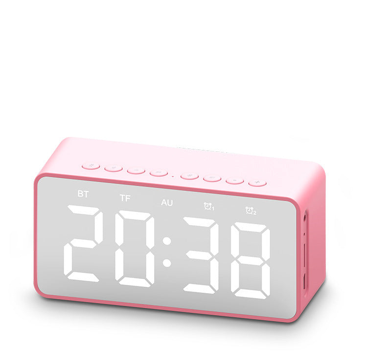 JMT-039946 Bluetooth Alarm Clock Speaker with MicroSD Support and Built-in Battery