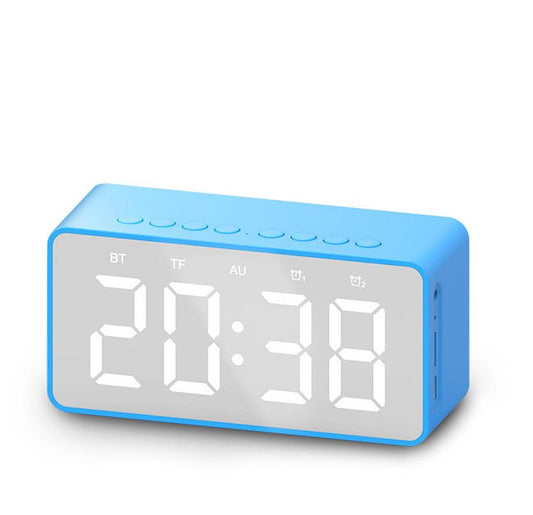 JMT-039946 Bluetooth Alarm Clock Speaker with MicroSD Support and Built-in Battery
