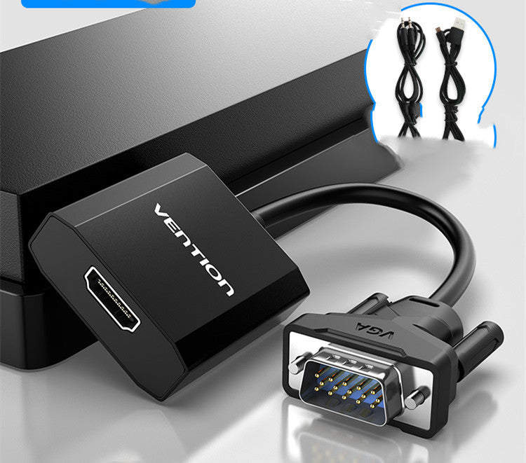 JMT-039946 HDMI to AV Adapter Cable for Computer, TV, Projector with Audio Support, 25cm Pure Copper Design