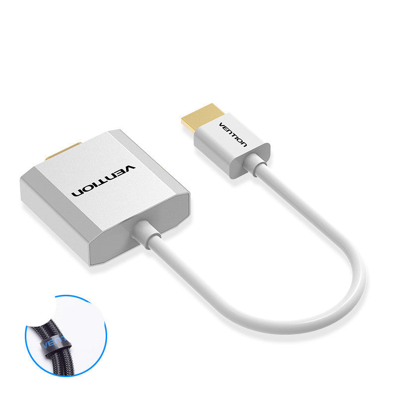 JMT-039946 HDMI to AV Adapter Cable for Computer, TV, Projector with Audio Support, 25cm Pure Copper Design