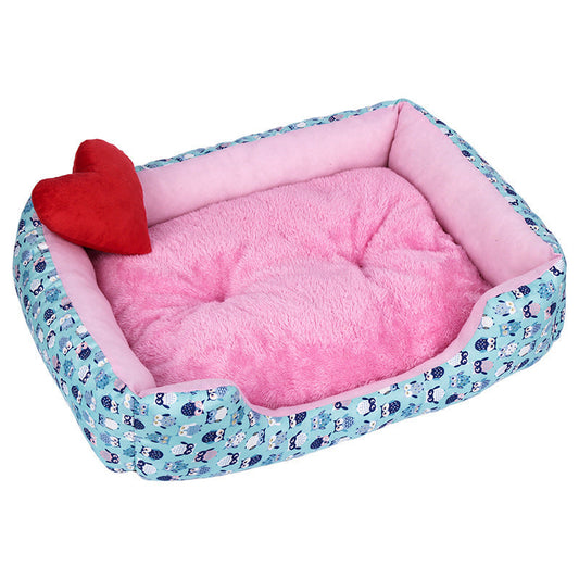JMT-040074 Cozy Plush Pet Bed for Dogs and Cats - Various Sizes with Waterproof Bottom and Non-Slip Design