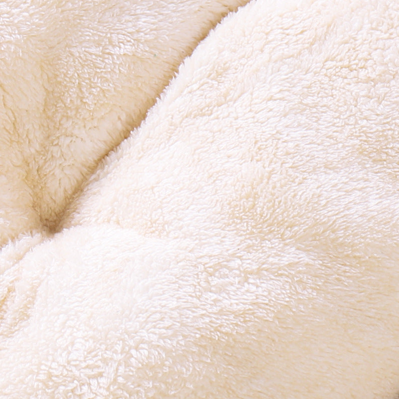 JMT-040074 Cozy Plush Pet Bed for Dogs and Cats - Various Sizes with Waterproof Bottom and Non-Slip Design