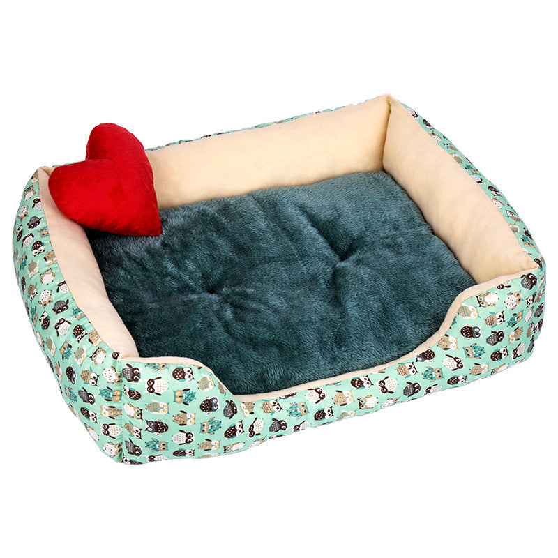 JMT-040074 Cozy Plush Pet Bed for Dogs and Cats - Various Sizes with Waterproof Bottom and Non-Slip Design