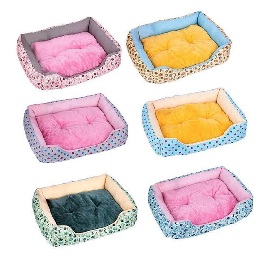 JMT-040074 Cozy Plush Pet Bed for Dogs and Cats - Various Sizes with Waterproof Bottom and Non-Slip Design