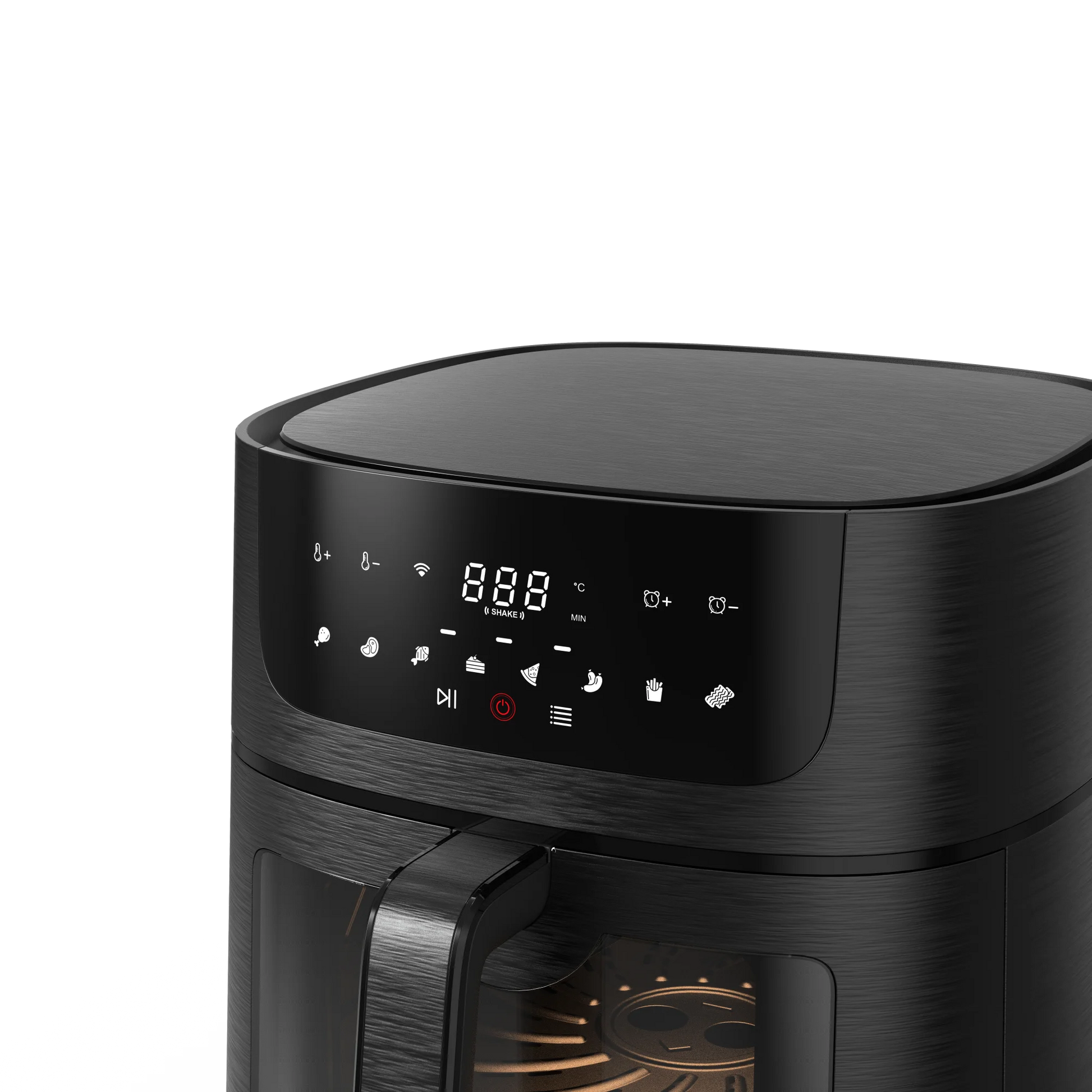 JMT-040522 Digital Smart 8L Window Air Fryer with Mini Rack and Wi-Fi Functionality