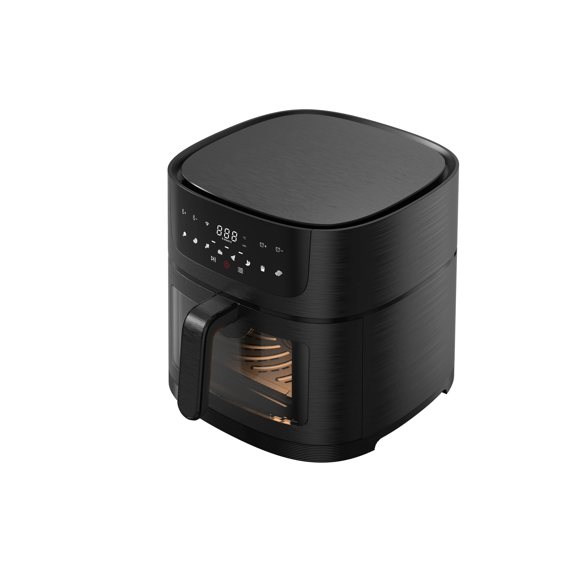 JMT-040522 Digital Smart 8L Window Air Fryer with Mini Rack and Wi-Fi Functionality