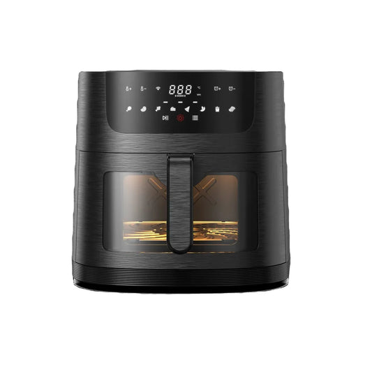 JMT-040522 Digital Smart 8L Window Air Fryer with Mini Rack and Wi-Fi Functionality
