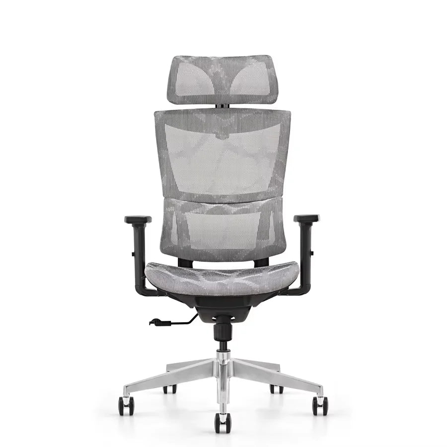 JMT-040522 Ergonomic Adjustable Aluminum Swivel Office Chair with Mesh Back for Comfortable Work Environment