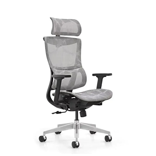 JMT-040522 Ergonomic Adjustable Aluminum Swivel Office Chair with Mesh Back for Comfortable Work Environment