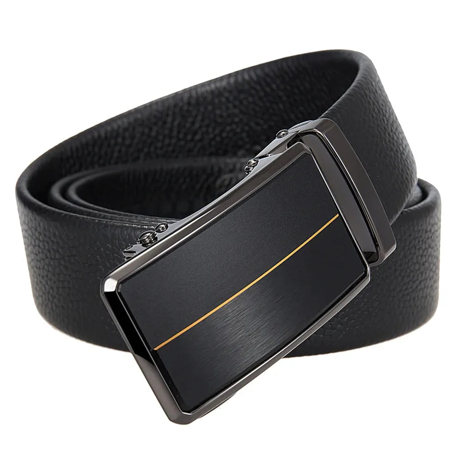 JMT-040522 Men's Leather Top Cowhide Belt - Durable and Stylish Accessory - Model LY36-25637-5