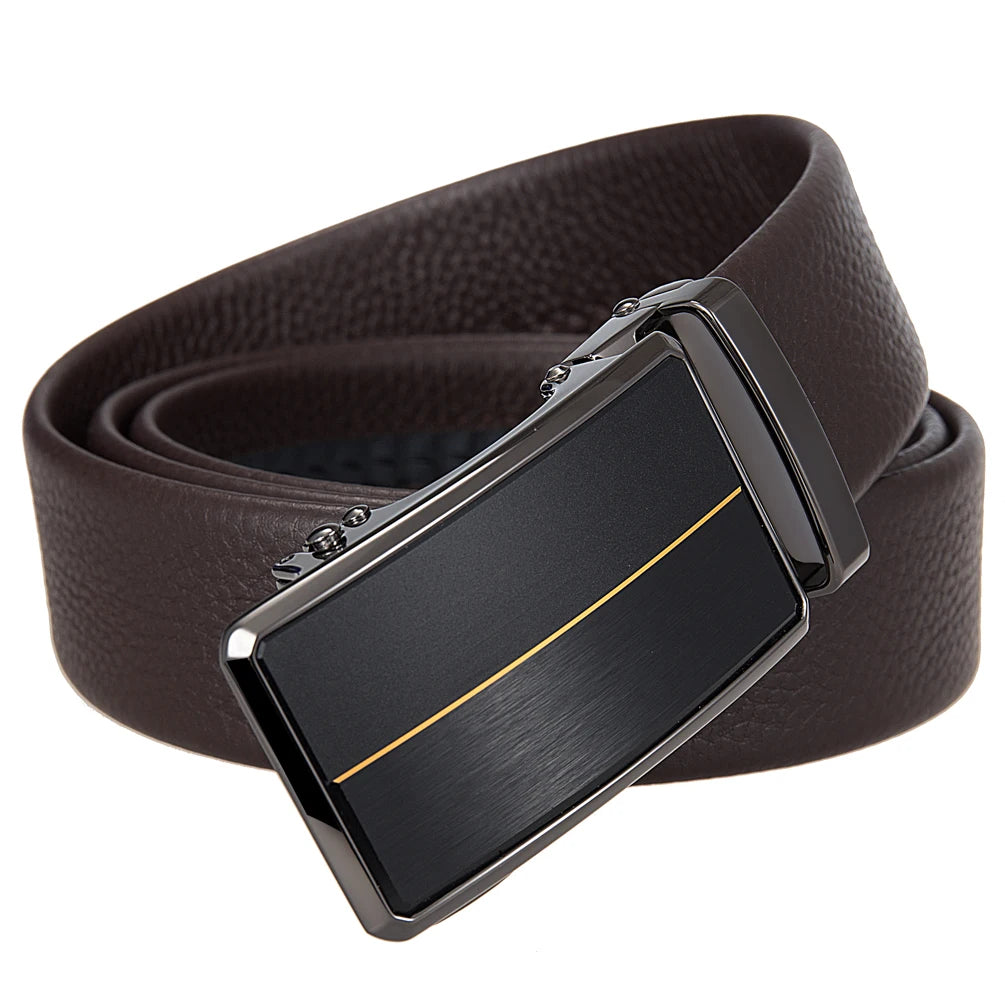 JMT-040522 Men's Leather Top Cowhide Belt - Durable and Stylish Accessory - Model LY36-25637-5