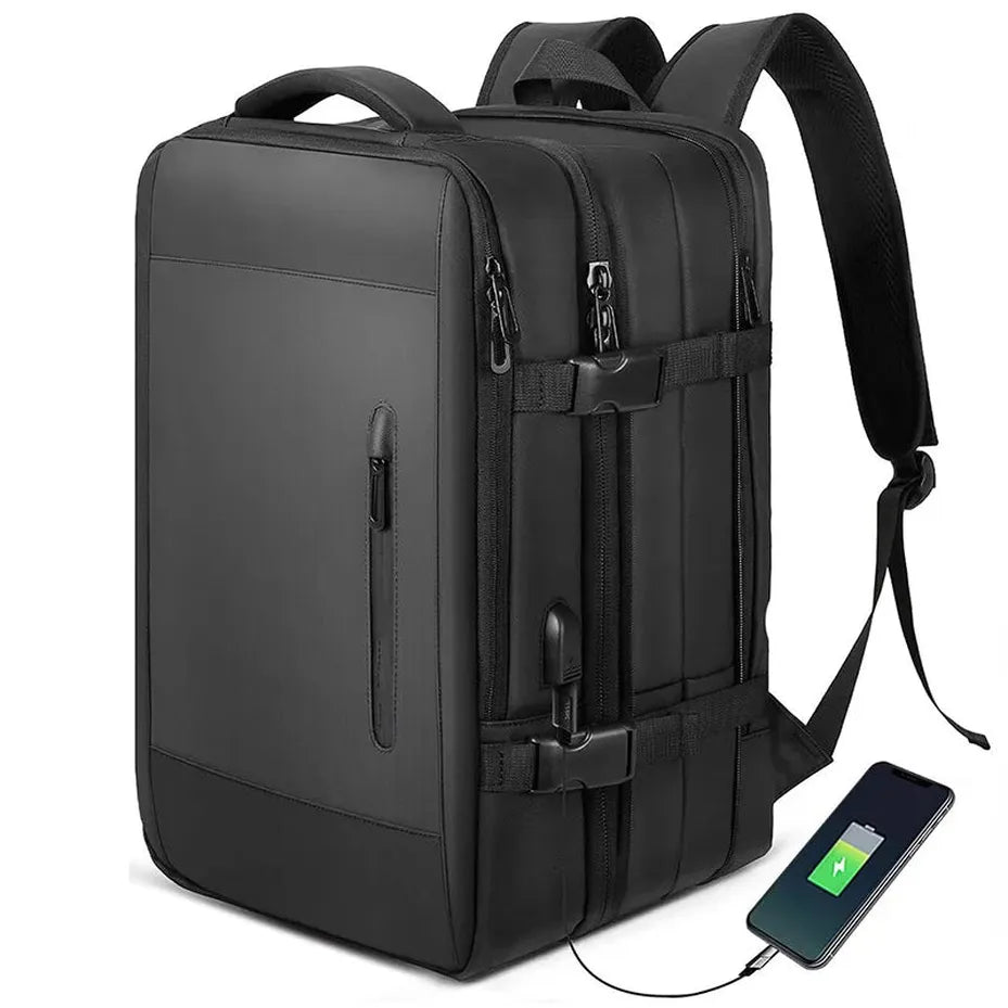 JMT-040586 Versatile Large Capacity USB Rechargeable Travel Backpack for Laptops