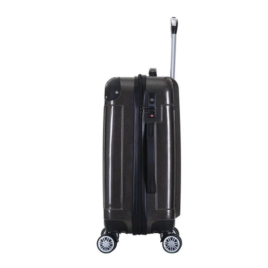 JMT-040650 28-Inch, 24-Inch, and 20-Inch ABS Hard Shell Luggage Set - Durable and Lightweight Travel Suitcases