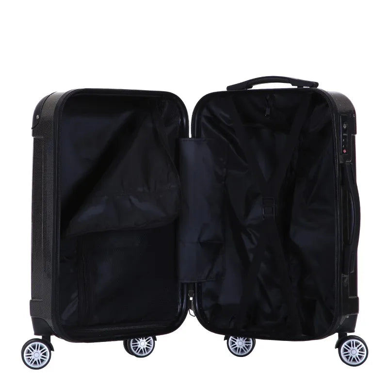 JMT-040650 28-Inch, 24-Inch, and 20-Inch ABS Hard Shell Luggage Set - Durable and Lightweight Travel Suitcases