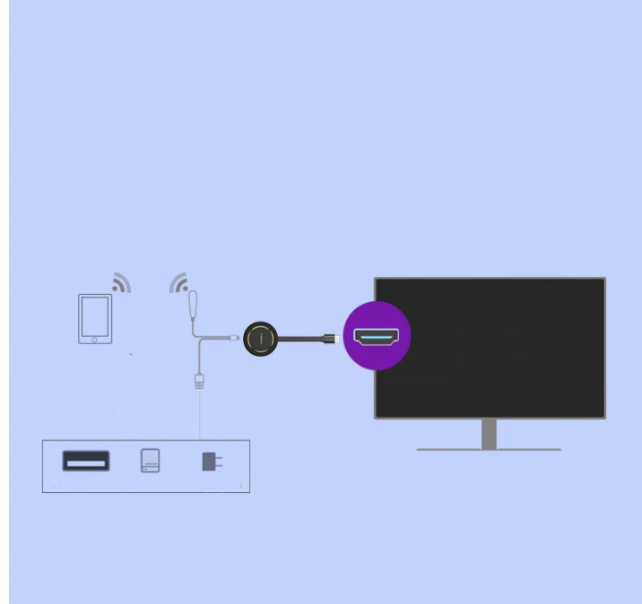 JMT-040778 Wireless Screen Mirroring Device for Android and ISO with HDMI Output and 5G Support
