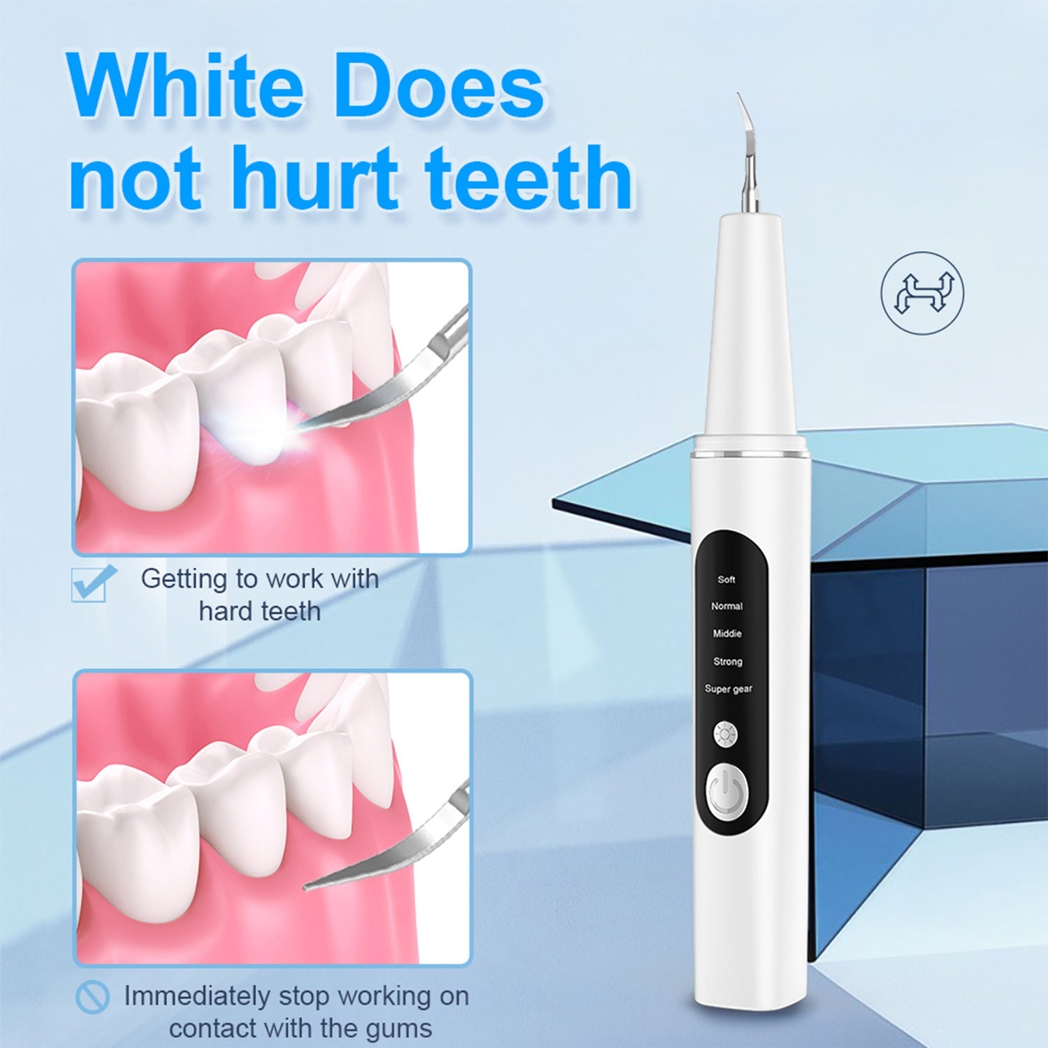 JMT-040842 Pet Electric Tooth Cleaner with Dual Cleaning Heads and USB Charger for Effective Teeth and Gum Care