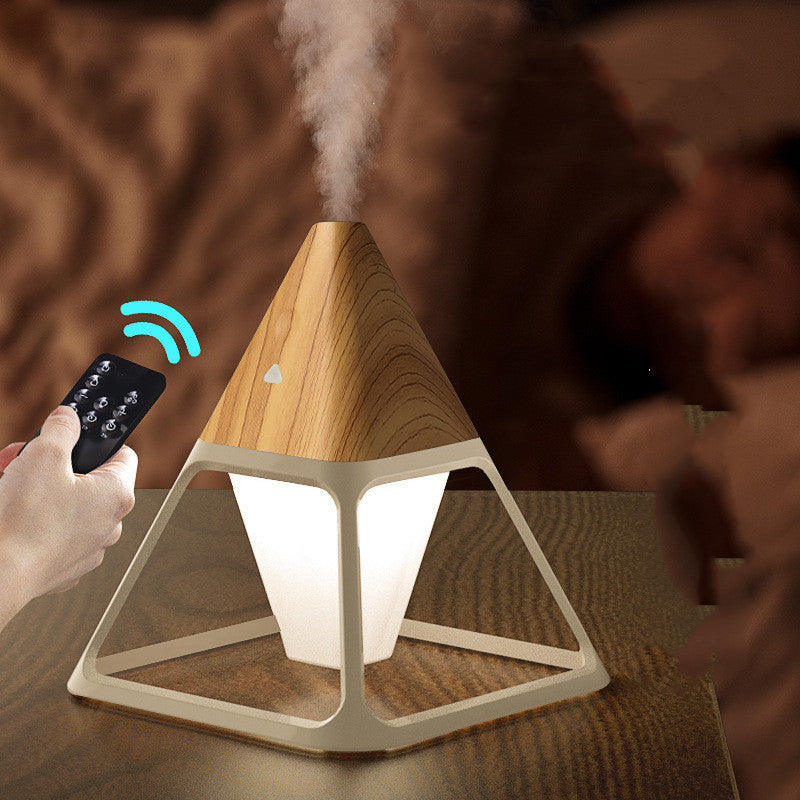 JMT-041162 Compact Square Nightlight Humidifier with Anion Function for Small Spaces, USB Power, and Mechanical Controls
