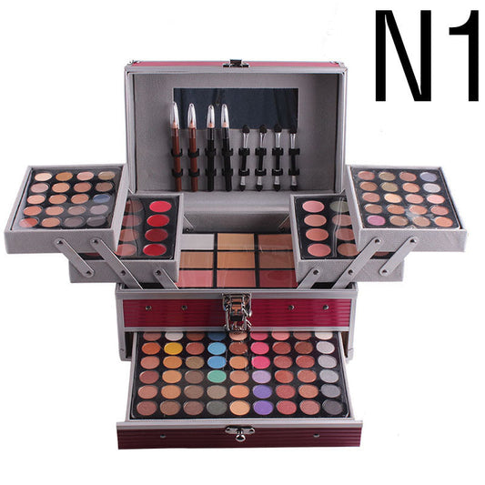 JMT-041354 Multifunctional Comprehensive Makeup Palette with 94 Eye Shadows, Lipsticks, and More
