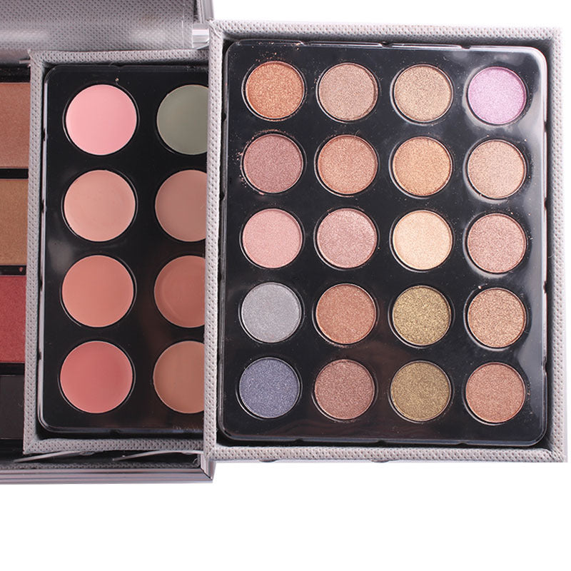 JMT-041354 Multifunctional Comprehensive Makeup Palette with 94 Eye Shadows, Lipsticks, and More