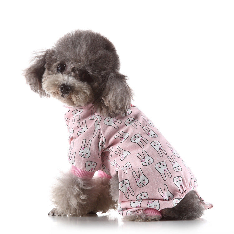 JMT-041546 Cozy Cotton Pet Pajamas in Various Fun Designs and Sizes